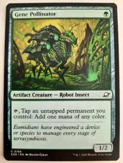 Gene Pollinator #0186 Edge of Eternities MTG Magic the Gathering NM X 4 copies - Image 2