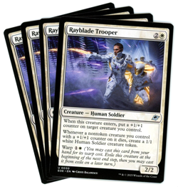 x4 Rayblade Trooper - 0030 - Edge of Eternities - MTG - NM Ships Now - Image 1