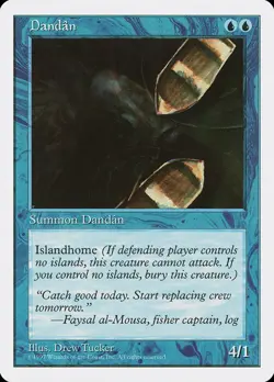 MTG - Dandan - Fifth Edition - X1 - (NM) - - Image 1