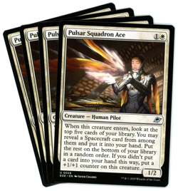 x4 Pulsar Squadron Ace - 0028 - Edge of Eternities - MTG - NM Ships Now - Image 1