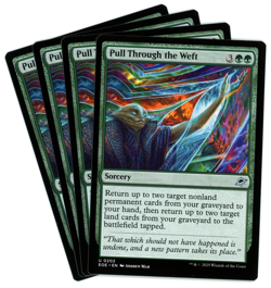x4 Pull Through the Weft - 0202 - Edge of Eternities - MTG - NM Ships Now - Image 1