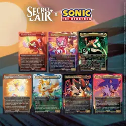 Secret Lair x Sonic MTG You pick your card(s) IN HAND FREE SHIPPING Foil/NonFoil - Image 2