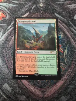 MTG Secret Lair #126 Stomping Ground (Mountain/Forest) NM - Image 1