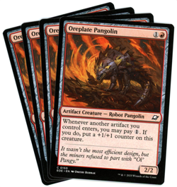 x4 Oreplate Pangolin - 0150 - Edge of Eternities - MTG - NM Ships Now - Image 1