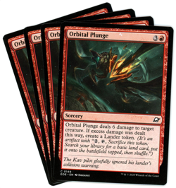 x4 Orbital Plunge - 0149 - Edge of Eternities - MTG - NM Ships Now - Image 1