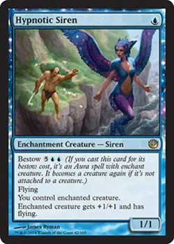 Hypnotic Siren ~ Moderately Played Journey into Nyx MTG Magic UltimateMTG Blue C - Image 1