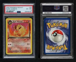 Dark Flareon 1st Ed. Pokemon Team Rocket PSA 6 2000 0n64 - Image 3