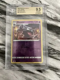 2022 Pokemon Sword and Shield Lost Origin Reverse Foil #65 Haunter U - Image 1