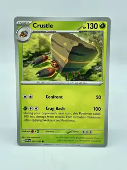 Crustle 007/182 Scarlet & Violet Paradox Rift Non Holo Pokemon TCG Mint Unplayed - Image 1