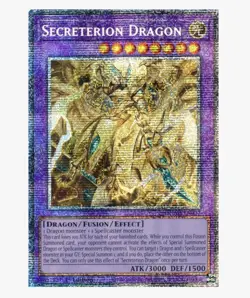 Yugioh! 1x Secreterion Dragon DUAD-EN037 Starlight Rare 1st Ed NM - Image 1