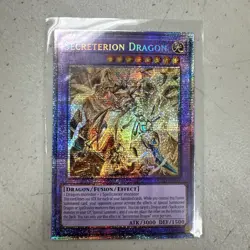 Yugioh! 1x Secreterion Dragon DUAD-EN037 Starlight Rare 1st Ed NM - Image 1
