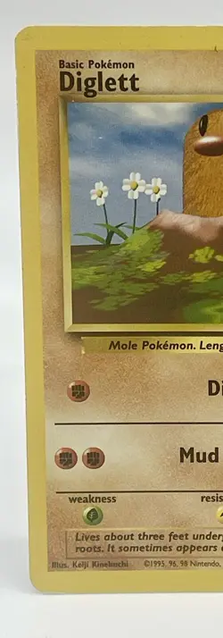 Diglett Pokemon Base Set 47/102 Energy Non-Holo Vintage 1999 WOTC - Image 2