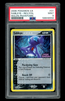 Pokemon Sableye EX Holon Phantoms Reverse Holo Rare #31 PSA 9 Mint - Image 1