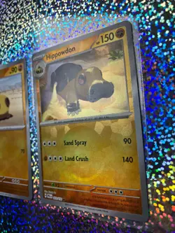 Pokemon TCG Prismatic Evolutions Master Ball Pattern 052/131 Hippopotas - Image 3