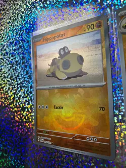 Pokemon TCG Prismatic Evolutions Master Ball Pattern 052/131 Hippopotas - Image 5