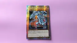 Yugioh Blue-Eyes White Dragon LC01-EN004 Limited Ed Quarter Century Secret Rare - Image 1