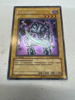 GERMAN Yugioh - Gil Garth - GLAS-EN091 - 1st Edtion - Secret Rare - NM - Image 1