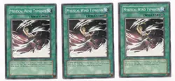 3X Mystical Wind Typhoon CDIP-EN045 - Yugioh Yu Gi Oh! 3 Playset 1st Edition - Image 1