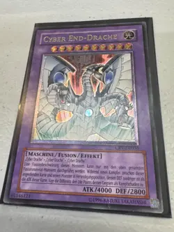 GERMAN Yugioh Cyber End Dragon Ultimate Rare CRV-EN036 Unlimited LP to NM - Image 1