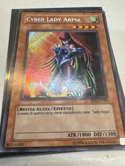 Yugioh Cyber Harpie Lady RP01-EN096 RP01-IT096 Secret Rare LP ITALIAN - Image 1