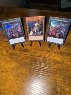 Yugioh Car Lot RA03 Quarter Century Secret Rare Spyral Master Plan & Rare Ty-pho - Image 1