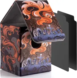 Deck Box for YGO Cards - 2 Dividers, Card Storage Box Holds 100+ Single Sleeved - Image 2