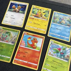 Pokemon TCG Pokemon Pikachu Eevee Squirtle Ivysaur Bulbasaur Card bundle 6 cards - Image 2