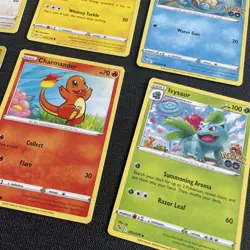 Pokemon TCG Pokemon Pikachu Eevee Squirtle Ivysaur Bulbasaur Card bundle 6 cards - Image 3