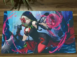 WVICM OCG Playmat Diabellstar the Black Witch TCG CCG Pad Trading Card Game Mat - Image 1