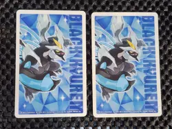 Virizion and Cobalion Pokemon Japanese Black Kyurem Poker Playing Card 2012 NM - Image 2