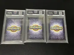 Digimon Card Lot Of 3 For Bule Card Show - Image 2