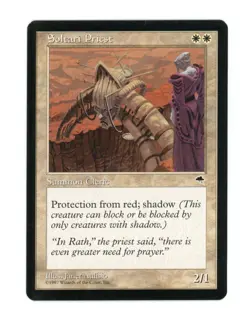 Soltari Priest - Tempest - Magic the Gathering MTG - LP - Image 1