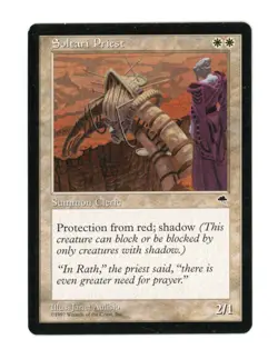 Soltari Priest - Tempest - Magic the Gathering MTG - LP - Image 1