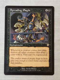 NM Spreading Plague Invasion Mtg Magic the Gathering - Image 1