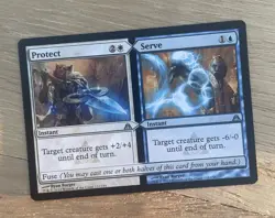 MTG 2013 NM Protect Serve X4 Dragon's Maze CCG House Magic Ryan Barger - Image 1