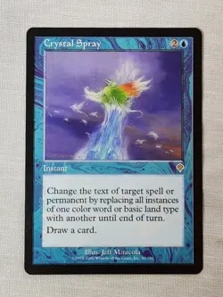 NM Crystal Spray Invasion Mtg Magic the Gathering - Image 1