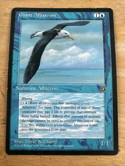 Magic the Gathering MTG Giant Albatross (27b) Homelands LP - Image 1
