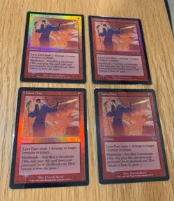 Lava Dart Judgment FOIL NM- Magic the Gathering MtG 4x Full Playset - Image 2