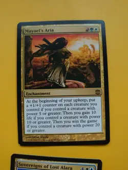 Mayael's Aria and Sovereign of lost alara. Alara Reborn 2 MTG cards - Image 3