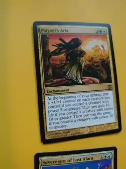 Mayael's Aria and Sovereign of lost alara. Alara Reborn 2 MTG cards - Image 5