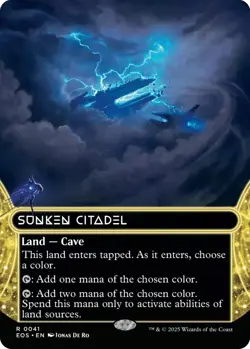 MTG Edge of Eternities - Sunken Citadel Borderless NM - Image 1