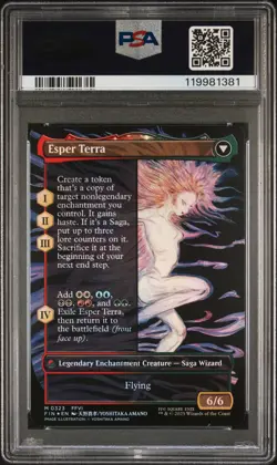 2025 MTG FINAL FANTASY #0323 ESPER TERRA/TERRA, MAGICAL ADEPT PSA 10 - Image 2