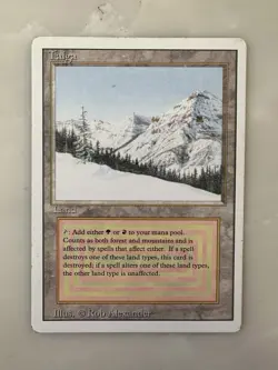 Taiga Revised Edition Dual Land - Magic The Gathering MTG - LP - Image 1