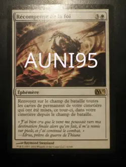 mtg magic 2013 m13 Faith's Reward FRENCH vf fr recompense de la foi 2 available - Image 1