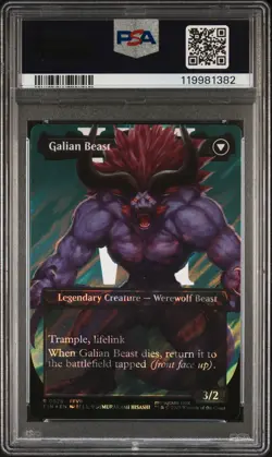 2025 MTG FINAL FANTASY #0528 GALIAN BEAST/VINCENT VALENTINE PSA 10 - Image 2