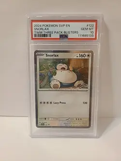 Pokemon: Twilight Masquerade - Snorlax SVP 122 Promo Cosmo HOLO - Image 4