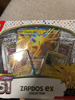 Pokemon TCG Scarlet & Violet 151 Zapdos Ex Collection Box New X 10 - Image 3