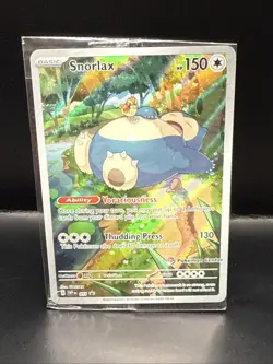 Pokemon Snorlax 051 Scarlet & Violet 151 Pokemon Center Exclusive Promo Sealed - Image 2