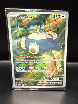 Pokemon Snorlax 051 Scarlet & Violet 151 Pokemon Center Exclusive Promo Sealed - Image 3