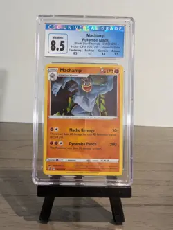 2020 Pokemon SWSH Black Star Promo 053 53 Machamp SWSH053 Holo CGC 8.5 - Image 1